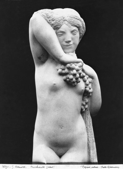 Bacchante eller Faunness (detalje) (marmor) af Joseph Bernard